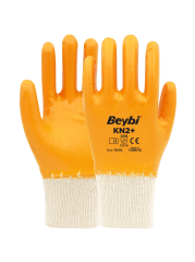 KN2+ Pamuklu Nitril Eldiven