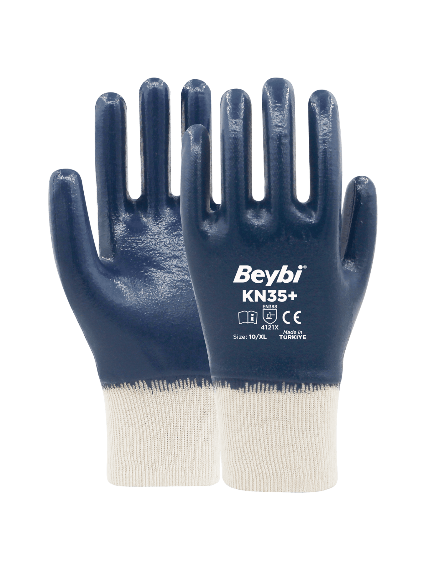 KN35+ Pamuklu Nitril Eldiven