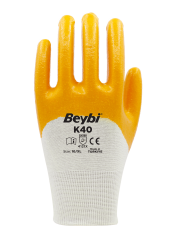 K40 Pamuklu Nitril Eldiven
