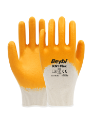 KN1 Flex Pamuklu Nitril Eldiven