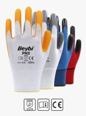 PN3 Polyester Örme Nitril Eldiven