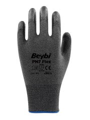 PN7 Flex Polyester Örme Nitril Eldiven - Likralı