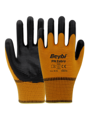 PN Zebra Polyester Örme Nitril Eldiven