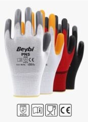 PN5 Polyester Örme Nitril Eldiven