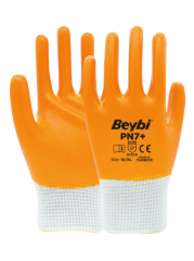 PN7+ Polyester Örme Nitril Eldiven