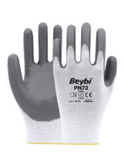 PN72 Polyester Örme Nitril Eldiven