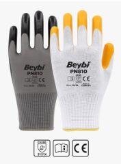 PN810 Polyester Örme Nitril Eldiven