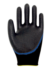 NMF120 Çift Katlı Mikro Köpük Polyester Örme Nitril Eldiven