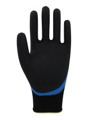 NMF134 Çift Katlı Mikro Köpük Polyester Örme Nitril Eldiven