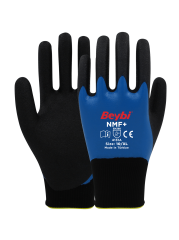 NMF+ Tam Kaplı Mikro Köpük Polyester Örme Nitril Eldiven