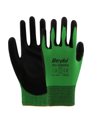 PU GREEN Poliüretan Kaplı Polyester Eldiven
