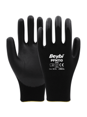 PFN110 Köpük Nitril Kaplı Polyester Eldiven