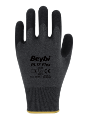 PL17 Flex Lateks Kaplı Polyester Likralı Eldiven