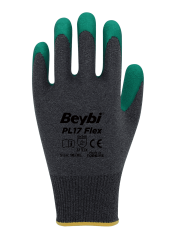 PL17 Flex Lateks Kaplı Polyester Likralı Eldiven