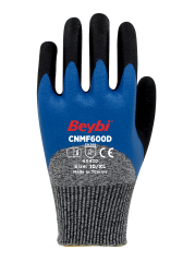 CNMF600D Çift Katlı Mikro Köpük Nitril Kaplı Kesilmeye Karşı Dirençli Eldiven