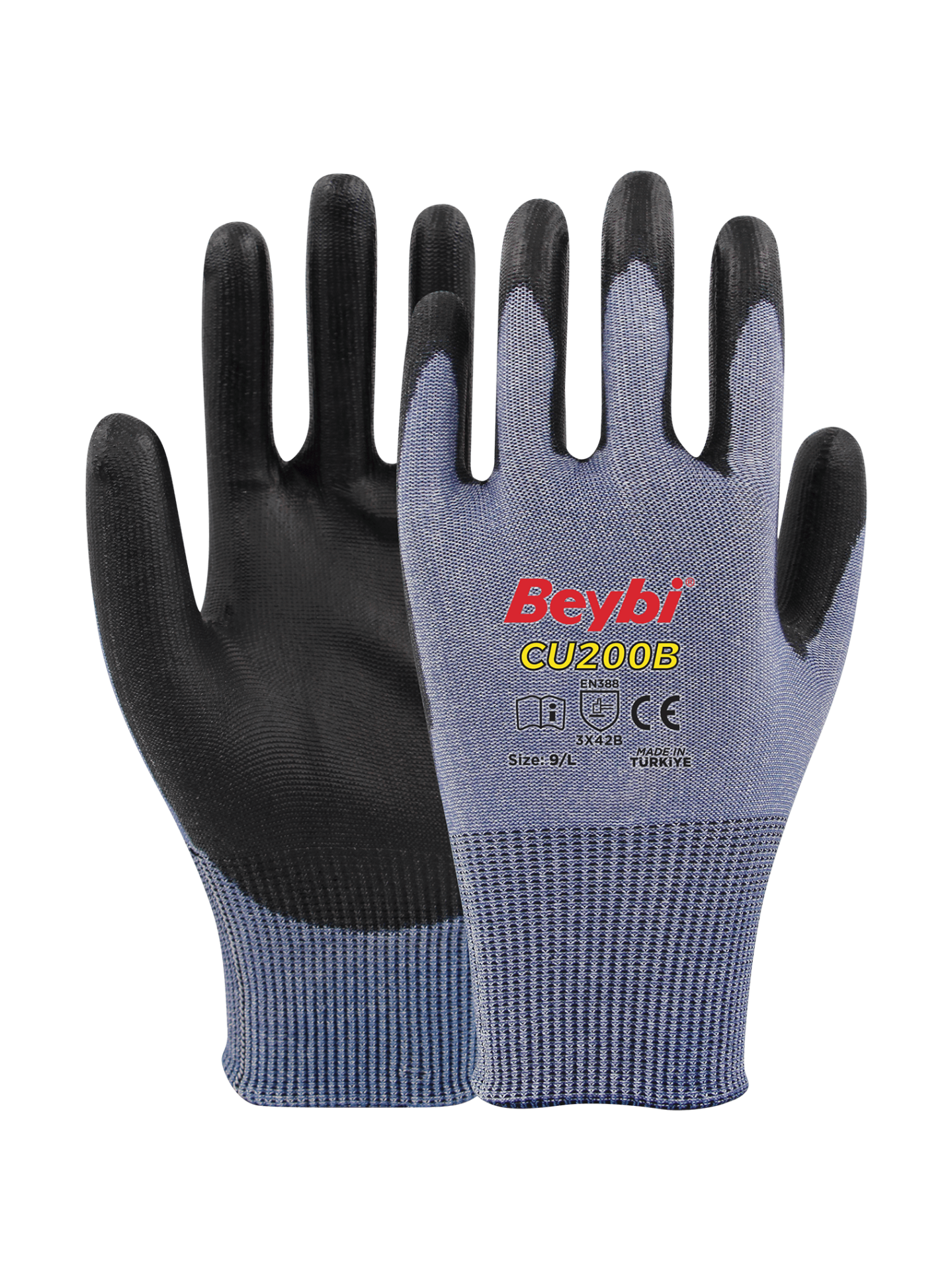 CU200B Poliüretan Kaplı Kesilmeye Karşı Dirençli Eldiven