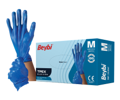 TPEX Eldiven Mavi - 100'lük Kutu