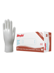 Pudrasız Lateks Muayene Eldiveni - 100'lük Kutu